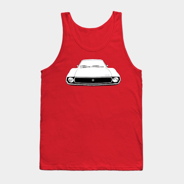 AMC Javelin 1970s American classic car monoblock black and white Tank Top by soitwouldseem